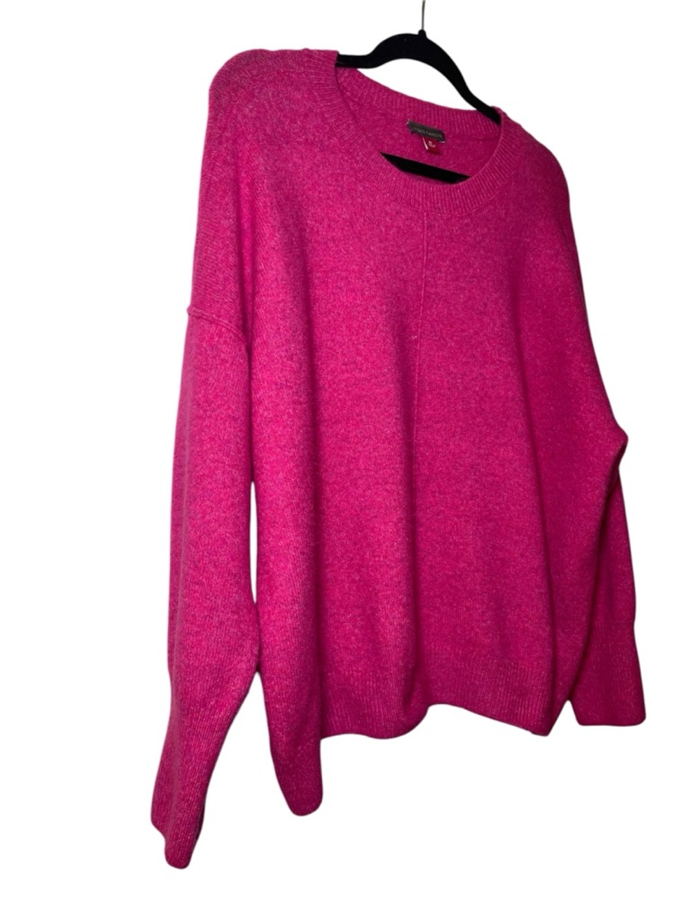 Vince Camuto Women's Soft Knit Long Sleeve Fuchsia Crewneck Sweater Size XL - Picture 7 of 14